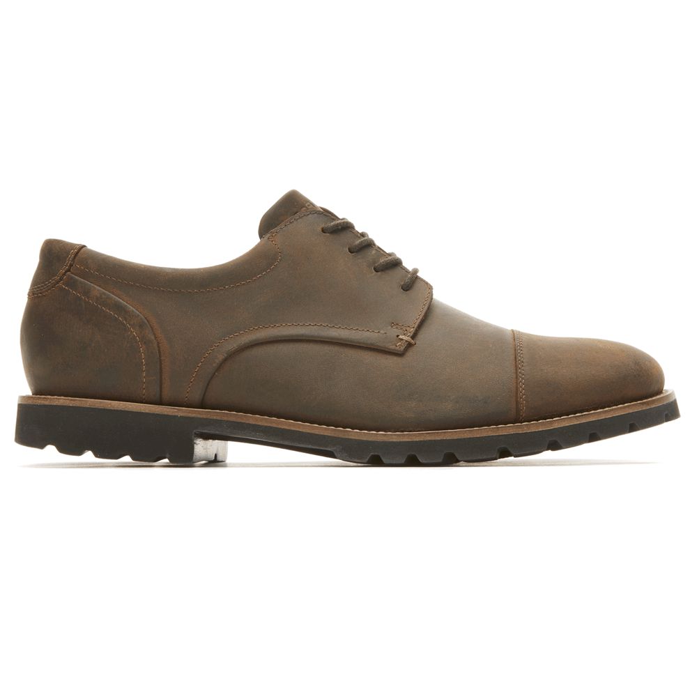 Rockport Men's Modern Break Captoe Oxfords - Brown - USA (2184MNOAD)